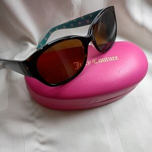 Juicy Couture Frames & Case Tortoise Brown Lenses S are RX Sunglasses Polka Dot